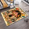 Circus Theme Carpet with Elephants, Tent, Balloons, and Fire Design Suitable for use as an anti-slip for living room bedroom sofas