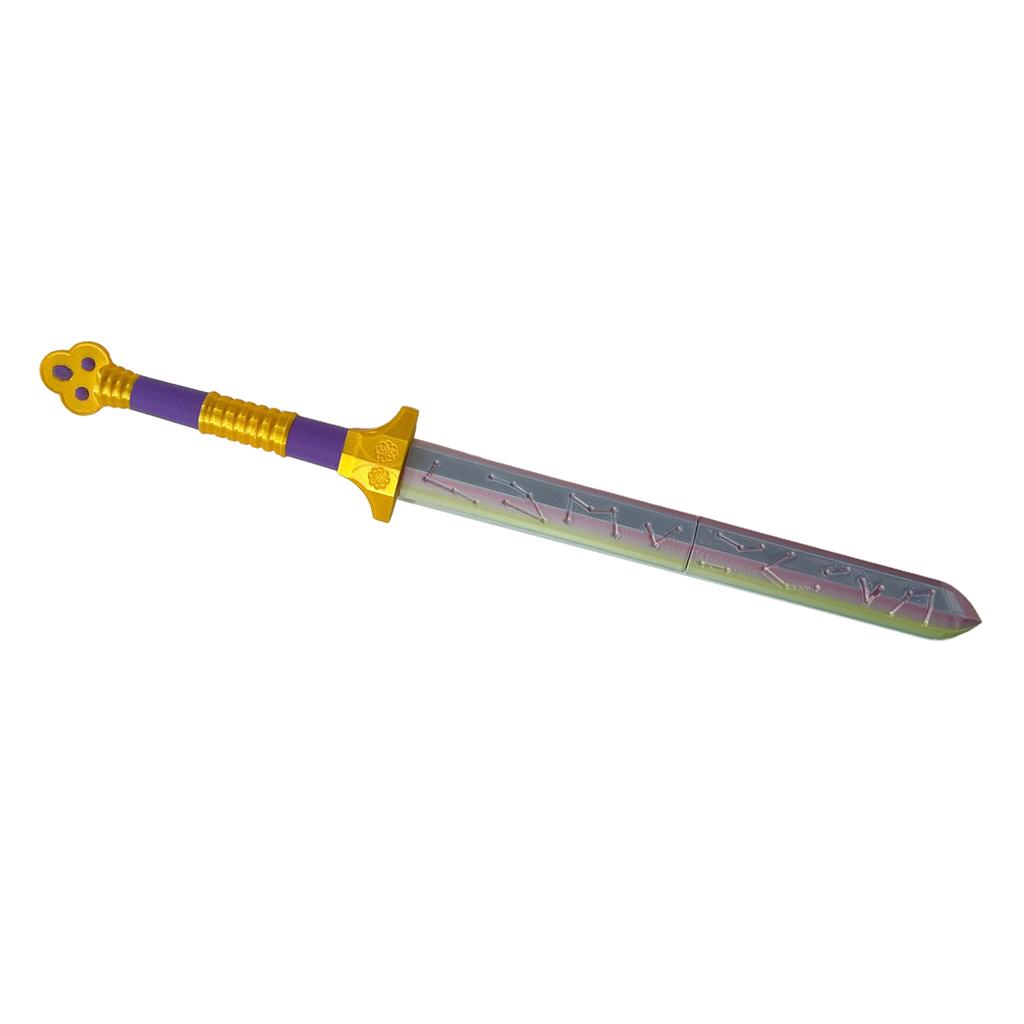3D Printed Cosplay Sword PLA Role Playing Sword Collectible Cosplay Costume Prop for Festival Holiday Gifts Purple