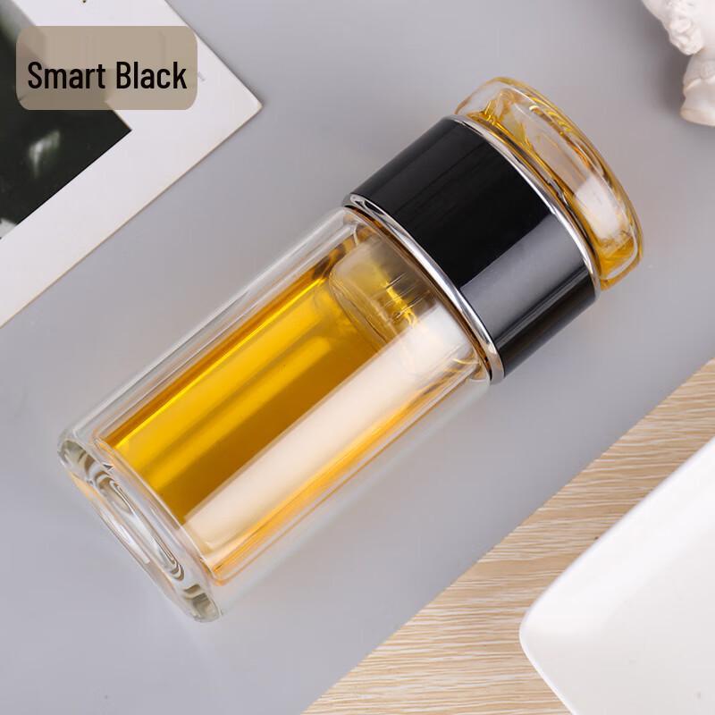 SX Double Layer Tea Infuser Glass Bottle