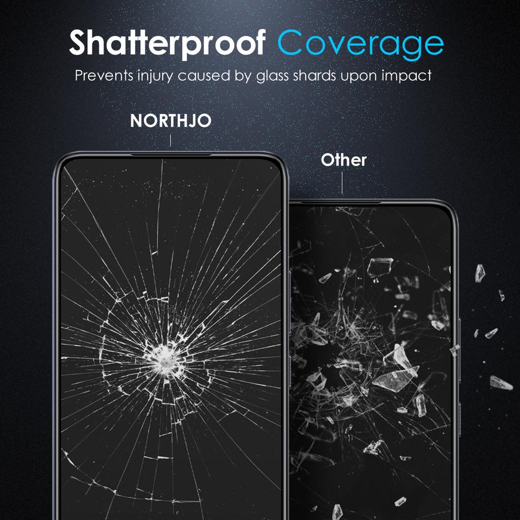 NORTHJO A+ For Xiaomi 14T/14T Pro Screen Protector Clarity 2.5D Tempered Glass Film