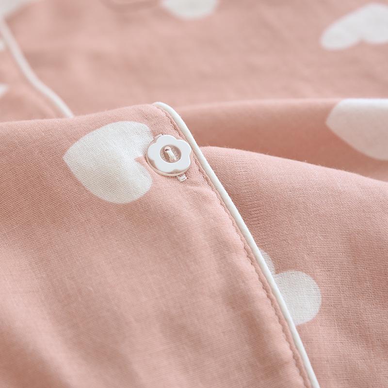 Women's 2023 Summer Cute Short Sleeve Cotton Pajama Set
