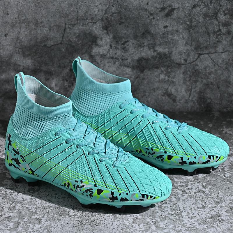 34-45unisex Football Shoes Large PVC Football Shoes Men's Training Special Children's Long Nails AG Children Game Training Football Shoes
