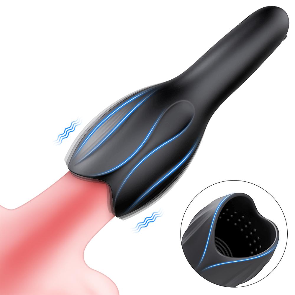 Male Exerciser Glans Vibrator Stimulater Massager Penis Delay Trainer Male Masturbator Equipment Sex Toys for Men Adult Sex Shop