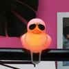 Luminous Airscrew Helmet Standing Duck Broken Wind Small Yellow Duck Motorbike Bicycle Cycling Light Moto Motorcycle Accessories