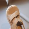 Summer Sandals Fashion Simple New Girl Shoes Anti Slip Soft Comfort Casual Child Sandals Roman Cross Beach Shoes High Quality