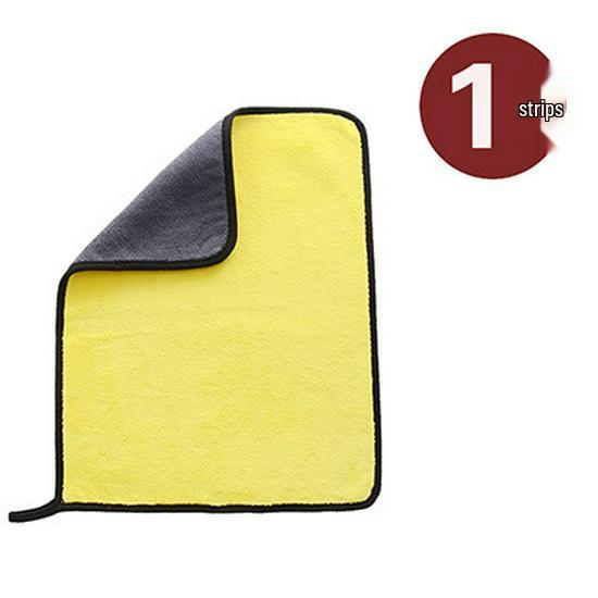 Large Double-Sided Thickened Car Wash Towel – Lint-Free, Super Absorbent Microfiber Cloth