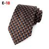 2026 Men's Houndstooth Gold Tie - Perfect for Weddings and Business