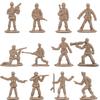 Akční figurka vojáků Model armádní scény Plastová mini figurka vojáků Hračka pro děti
