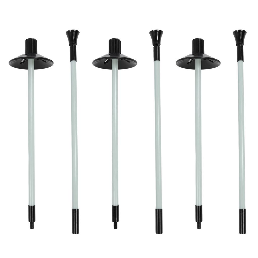 3PCS Golf Flagstick Nylon Fiberglass 2 Section Golf Putting Green Flagpole for Practice