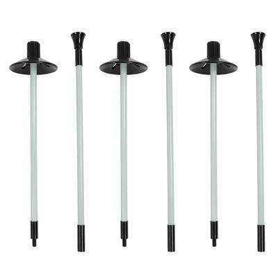 3PCS Golf Flagstick Nylon Fiberglas 2 Abschnitt Golf Putting Green Fahnenmast für Praxis