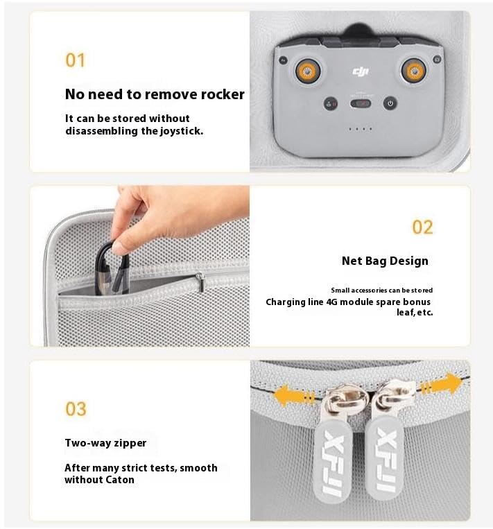 Estuche de Almacenamiento Compatible con DJI Neo Fly More Combo, Bolsa de Almacenamiento Impermeable, Bandolera de Almacenamiento Portátil, Estuche de Viaje, Estuche de Transporte