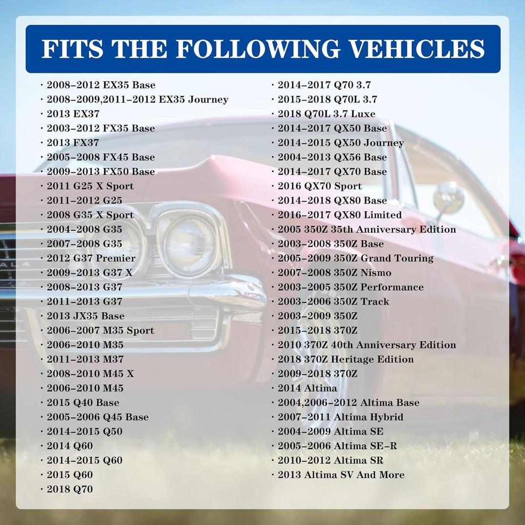 Mass Air Flow Sensor Meter 22680-7S000 Compatible with 04-07 Nissan Pathfinder Titan Frontier Altima Versa Armada Xterra / 04-08 Infiniti G35 FX35