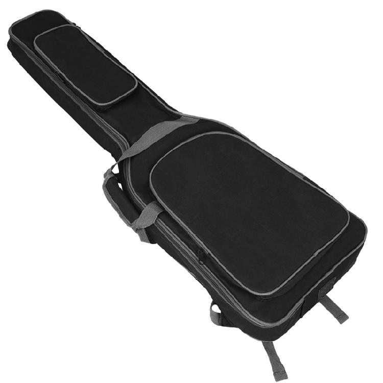 Electric Guitar Transport Bag Oxford Cloth Water Resistant Exterior Comfortable Shoulder Strap Guitar Carrying Backpack