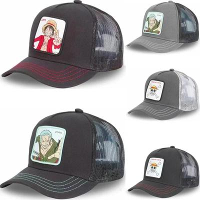 Nová značka Kreslený Anime Snapback šiltovka Bavlna Baseballová šiltovka Muži Ženy Hip Hop Oteckova šiltovka Trucker Sieťovaná šiltovka