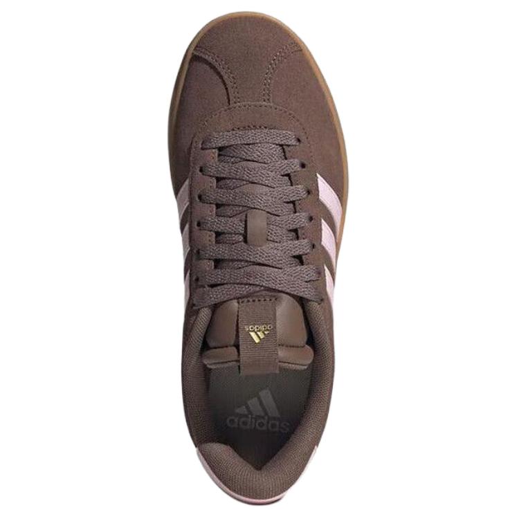 Adidas Vl Court 3.0 Versatile Comfortable Low-Top Training Shoes Women Sneakers Brown IH6516