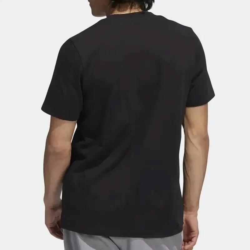 Adidas maglietta nera t-shirt uomo Foil HK9157 S