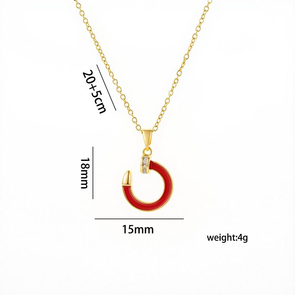 Collier Acier Titane Luxe Léger Style Coréen pour Femmes - Chaîne de Clavicule à Fermoir Anti-Décoloration.