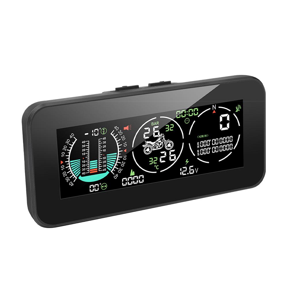 

F3 монитор давления в шинах 3 в 1 монитор давления в шинах GPS спидометр скорость автомобиля тахометр уклономер TPMS ЖК-цифровой датчик F3