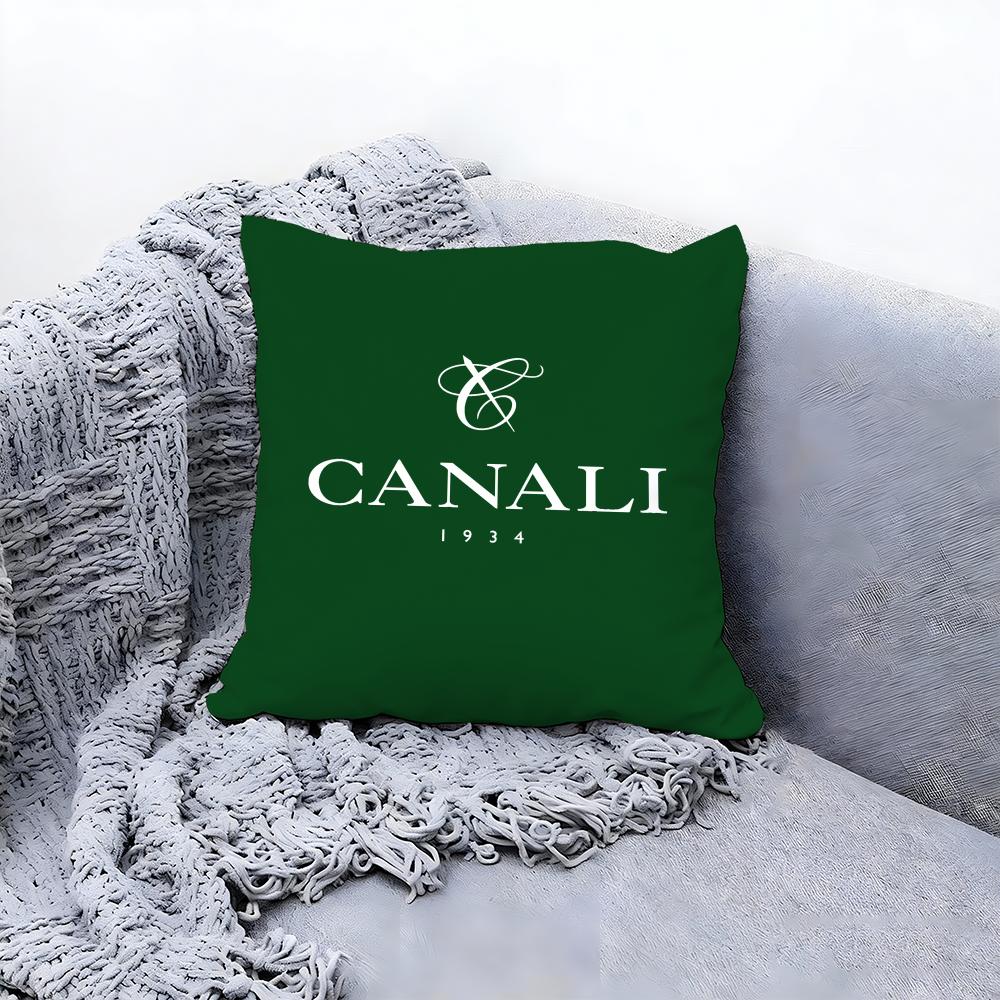 Cclassic C-Canali Cushion Cover Premium Comfort Reversible Pillow Cove -Two in One Design for Any Room & Car Interior