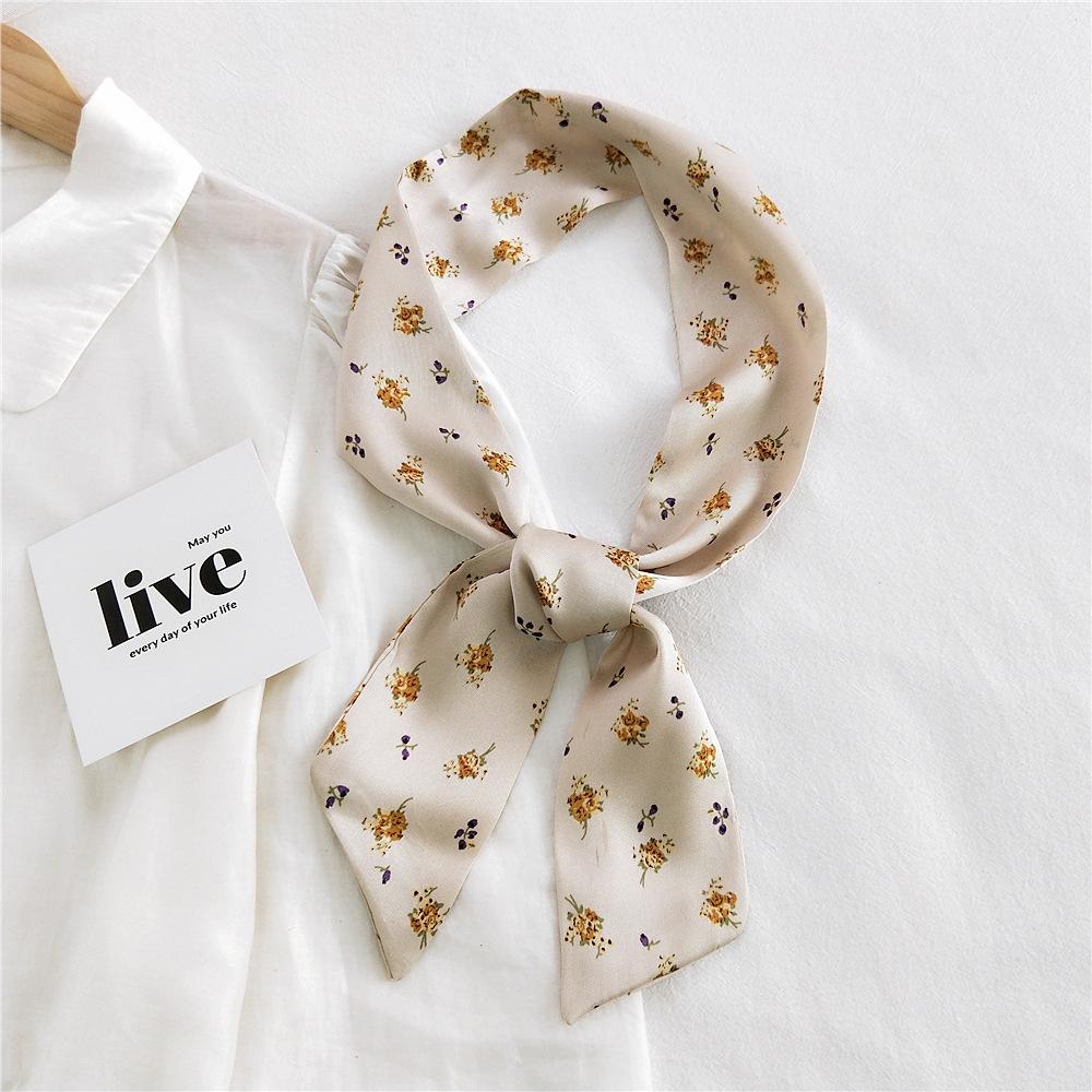 New Scarves Silk Scarves Women'S Spring And Autumn Season Long Decorative Professional Scarves Summer Thin Styles Paired With Shirts Stylish
