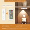 Motion Sensor LED Night Light With Remote Control Rechargeable Under Cabinet Lamp Dimmable For Wardrobe Bedroom Kitchen Lighting