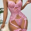Lace Sexy Lingerie Set Transparent Porno Lace Erotic Underwear Sexy Bra Set And Garter Set Lingerie Sexy Hot Erotic Sleepwear