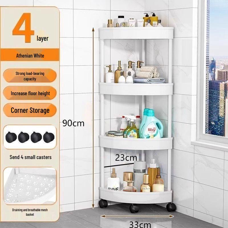 Corner Bathroom Multi-Layer Storage Shelf