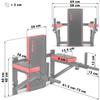 Ns-320 Wandmontierte Dip-Stange
