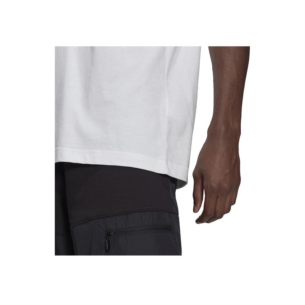 Adidas Originals Trefoil Big Logo Print Crew Neck T-Shirt Men Tops White HE9510