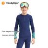 Moodytiger Boys' Sunscreen Long-Sleeve Split Swimsuit