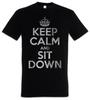 Keep Calm And Sit Down T Shirt Fun-