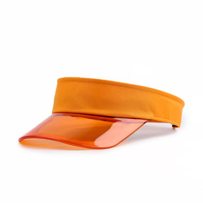 

Шляпа женская летняя простая шляпа с пустой макушкой тренд уличная дорожная козырек мужская универсальная пляжная шляпа от солнца оранжевый
