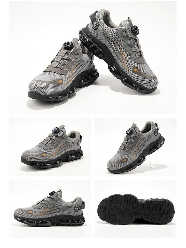Men's Puncture-Resistant Fly-Knit Safety Work Shoes