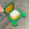 Krabben-Münzbörse Mikrofaserleder Mini-Geldbörse Make-up Kopfhörer Aufbewahrungstasche, Schultaschen-Hängeanhänger Handtaschen-Charm Zubehör