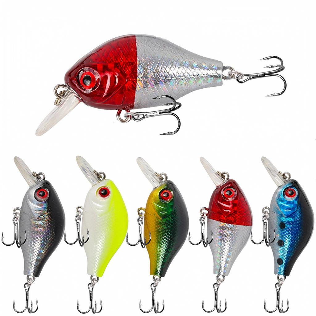 Floating Body Crankbait, Hard Plastic Lifelike for and Fishing