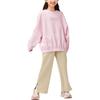 ASICS Sweatshirt Japanese Trendy Pink Teenagers 333241214046-0620