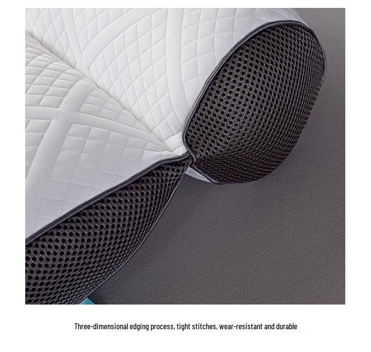 Pair of Anti-Traction Neck Support Pillow Cores for Whole Head Massage, Non-Collapsing, Knitted Cotton.