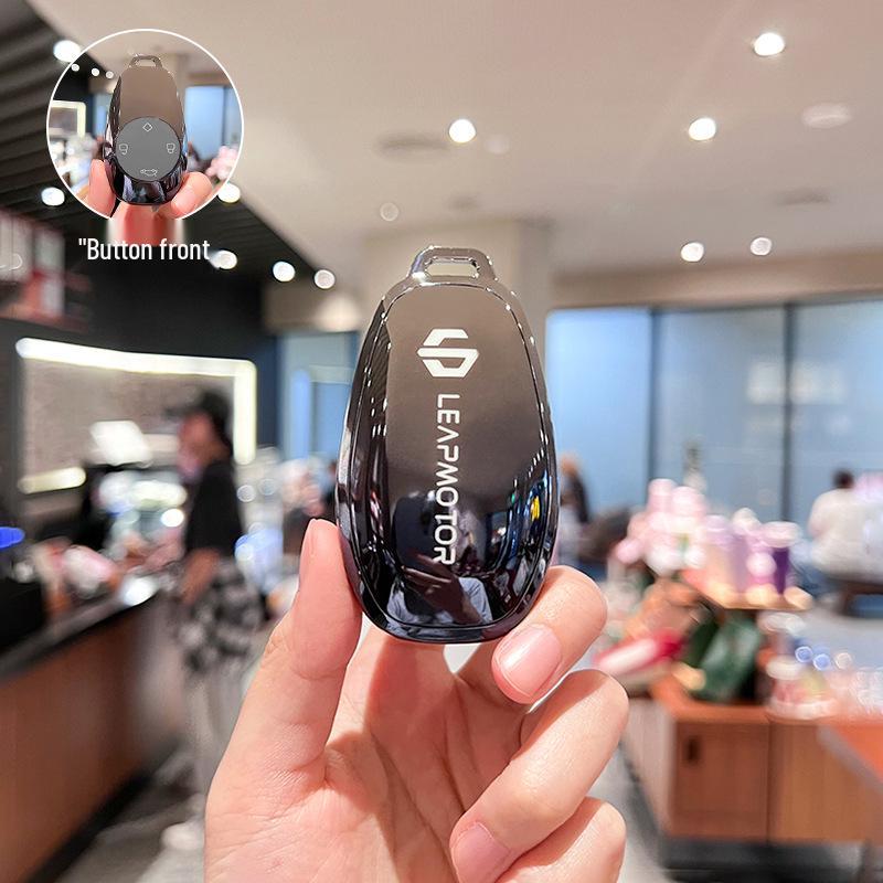 Leapmotor T03/S01 Key Case for Men & Women - Protective Car Remote Cover, 2021 Model