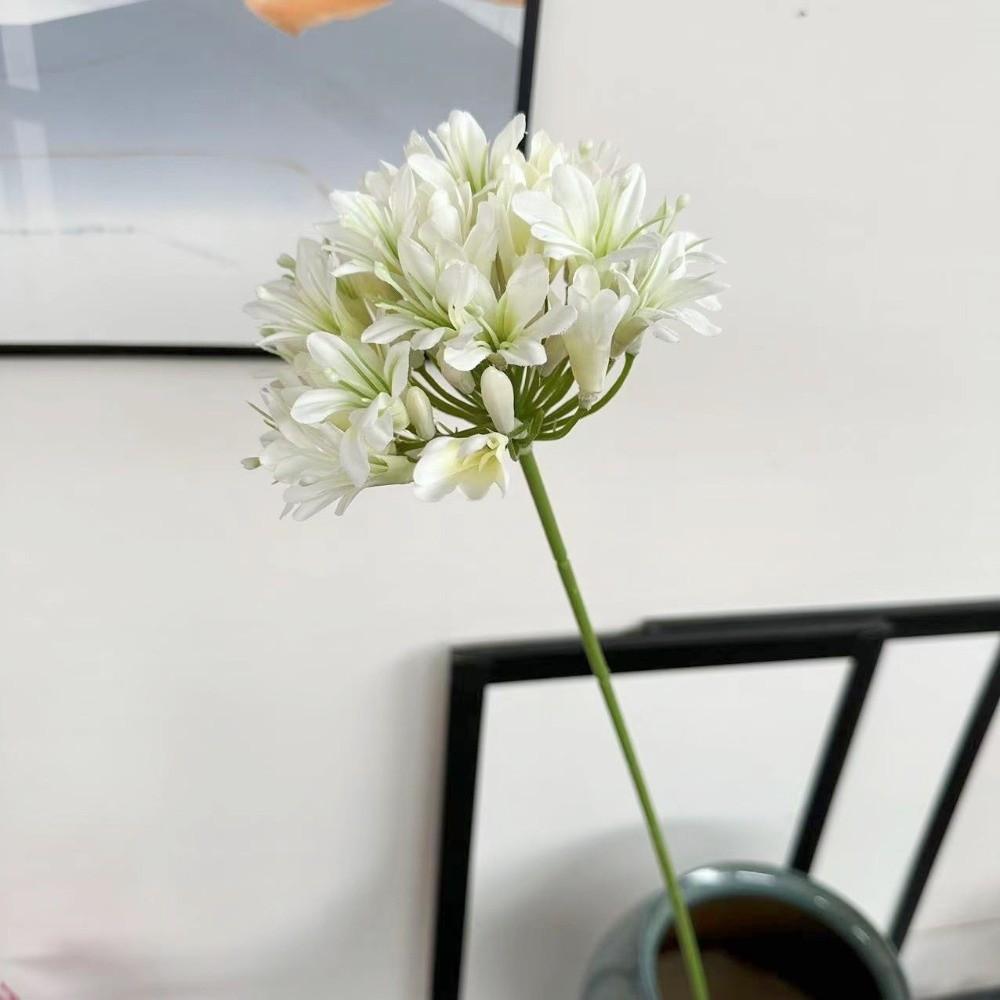 Long Branch Agapanthus Flowers Branch Fake Artificial Flower Fake Lotus Flower Table Accessories