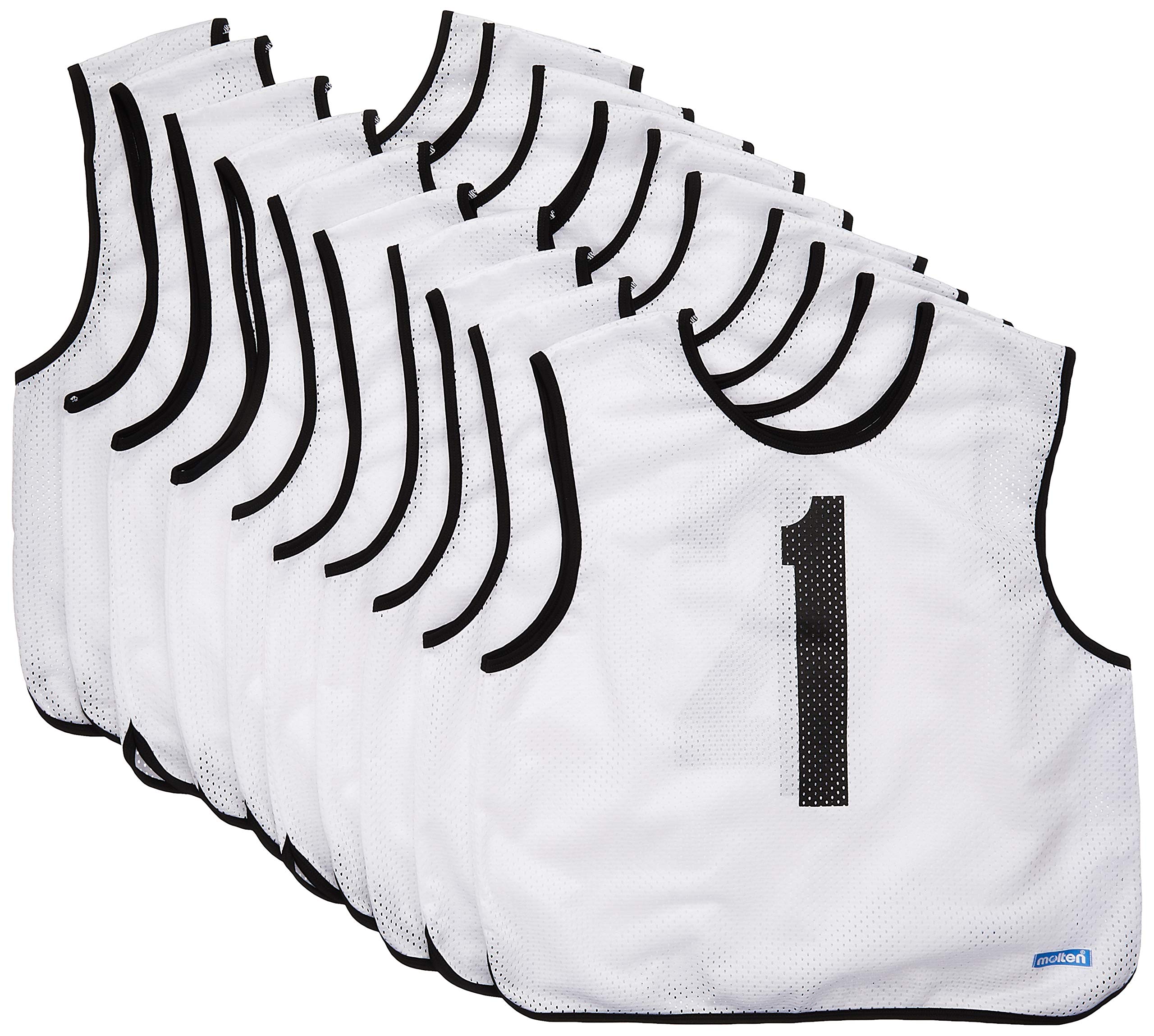 Molten Game Vest White 10-Pack 1-10 GB0113-W