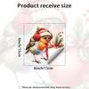 Sticker Watercolor Festive Robin Wool Wall Sticker for Decorating The Living Room Wall Surface
