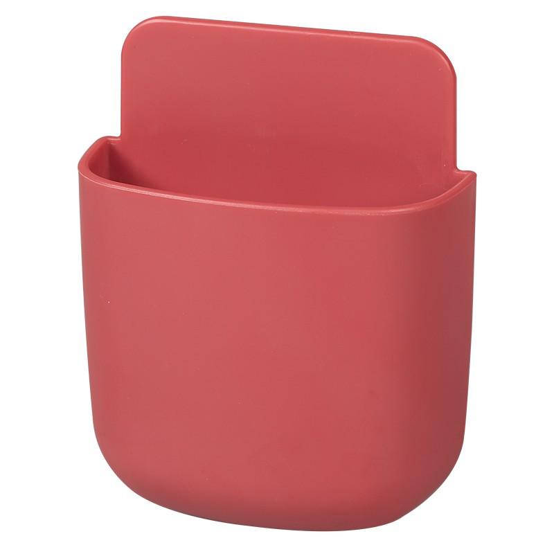 Punch-Free Wall-Mounted Remote Control & Phone Holder - Multifunctional Home Storage Box