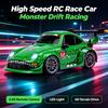 Portable Mini 1: 24 Speed 4-wheel Drive RC Drift Remote Control Car 2.4G Remote Control Racing Car Children Electric Toy Christmas Gift for Children