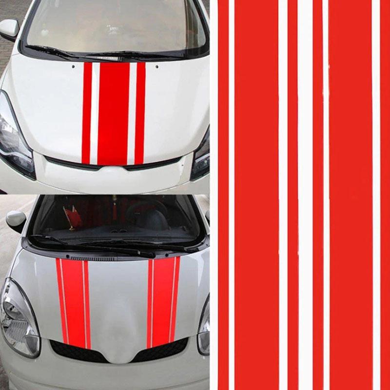 Racing Stripes Modified Car Hood & Body Stickers