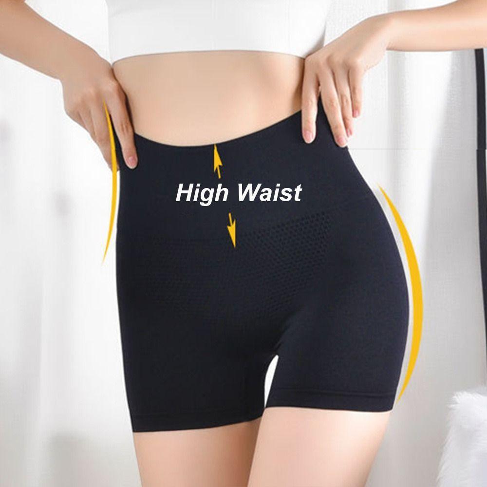 Anti Chafing Women Safety Shorts Cotton Boxer Briefs Sport Safety Short Pants  Waist Trainer