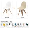 Jacquard Shell Chair Cover Stretch Dining Chair Covers Seat Slipcover Furniture Protector Hotel Home Living Room Removable 1PC