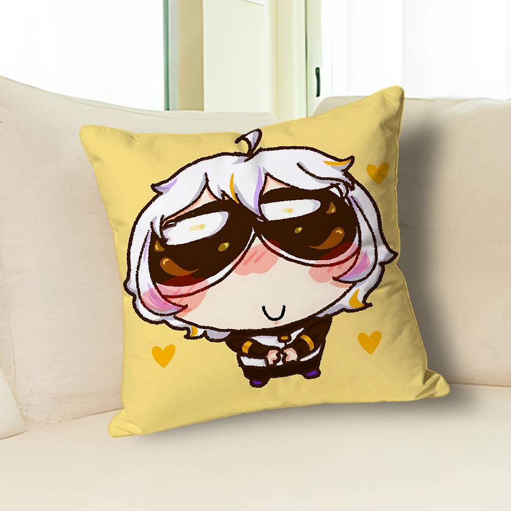 Cute C-Chuy M-Mines Anime Celebrity Merchandise All-Match Printed Pillow Case Sofa Car Office Room Decoration Protector