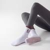 Women's Non-slip Lace Pilates & Yoga Socks - Scalloped Design for Outdoor Training & Dance