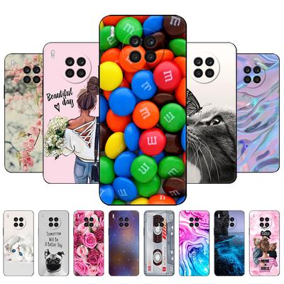 For Honor 50 Lite Case 6.67inch Silicon Back Cover Phone Case For Huawei Honor 50 Lite Case Bumper For Nova 8i Black Tpu Case