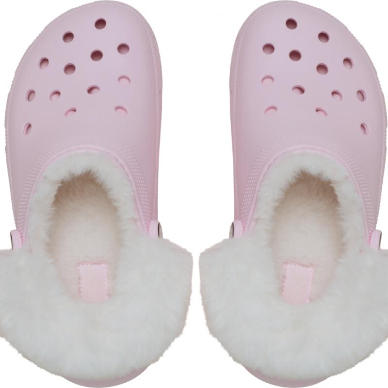 Crocs Classic Platform Fuzz Lined Clogs 212854 6zw